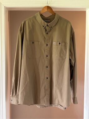 Carhartt Relaxed Fit 3XL Tan Label Shirt